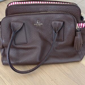 Kate Spade Southport Avenue Lydia Satchel Brown